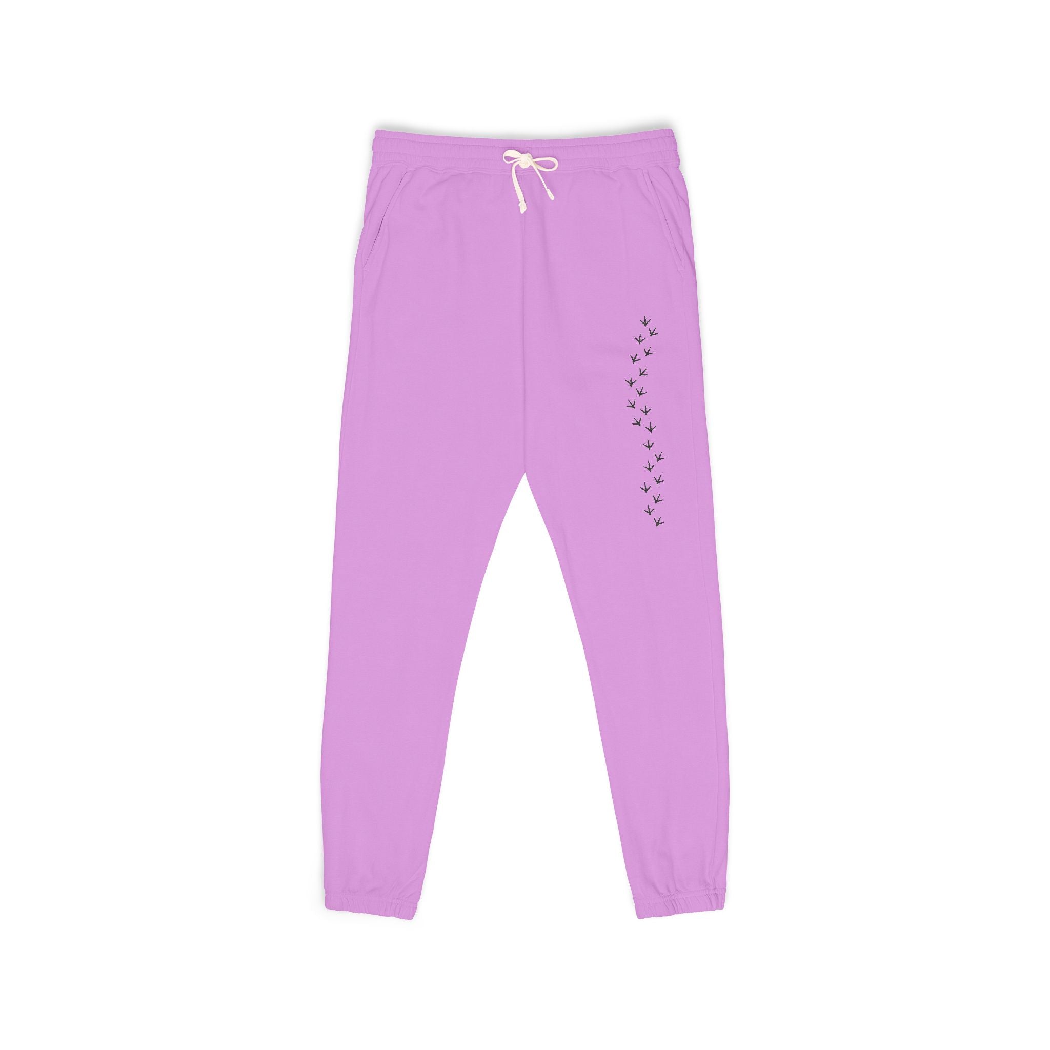 Chicken Footprint Fleece Sweatpants