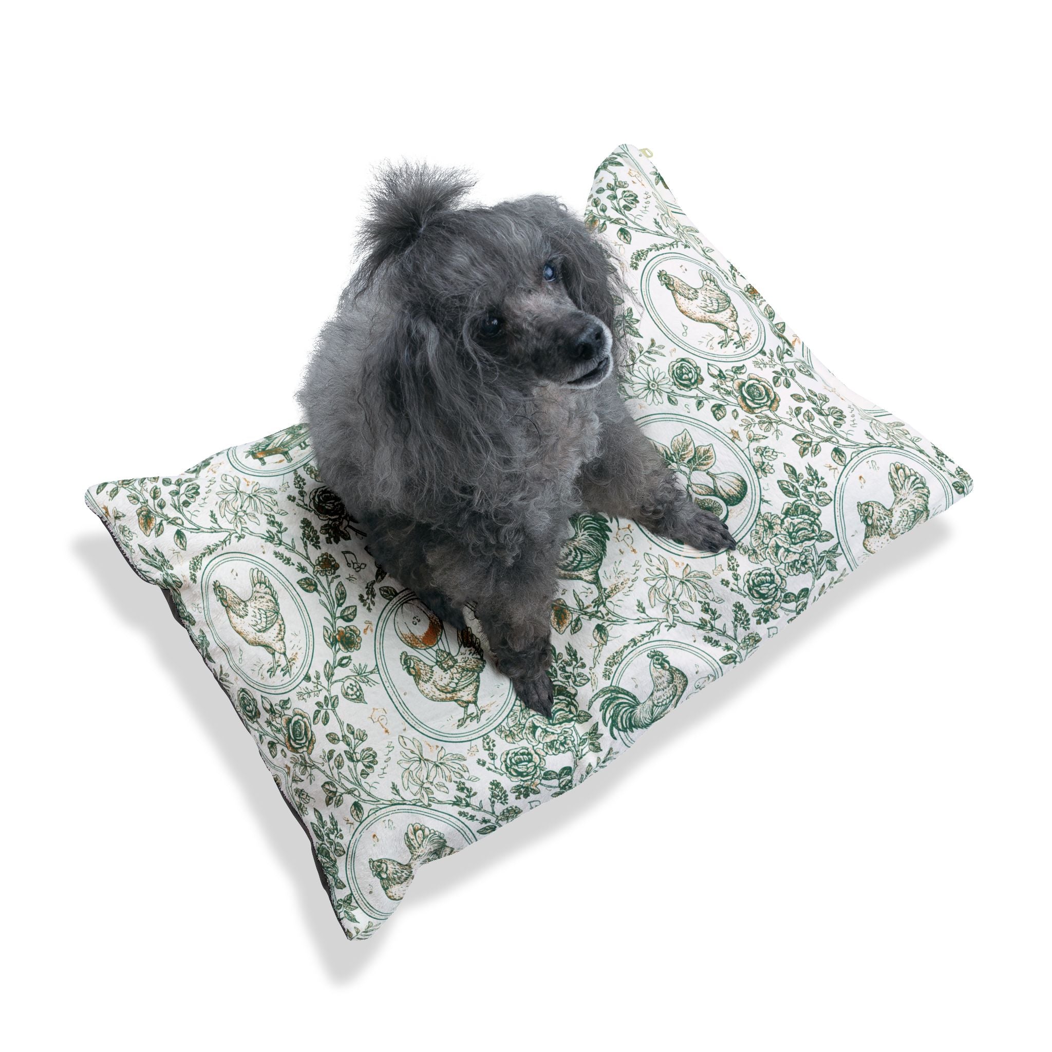 Botanical Coop Toile Pet Bed Lounger