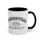 Homestead University Crest Accent Mug