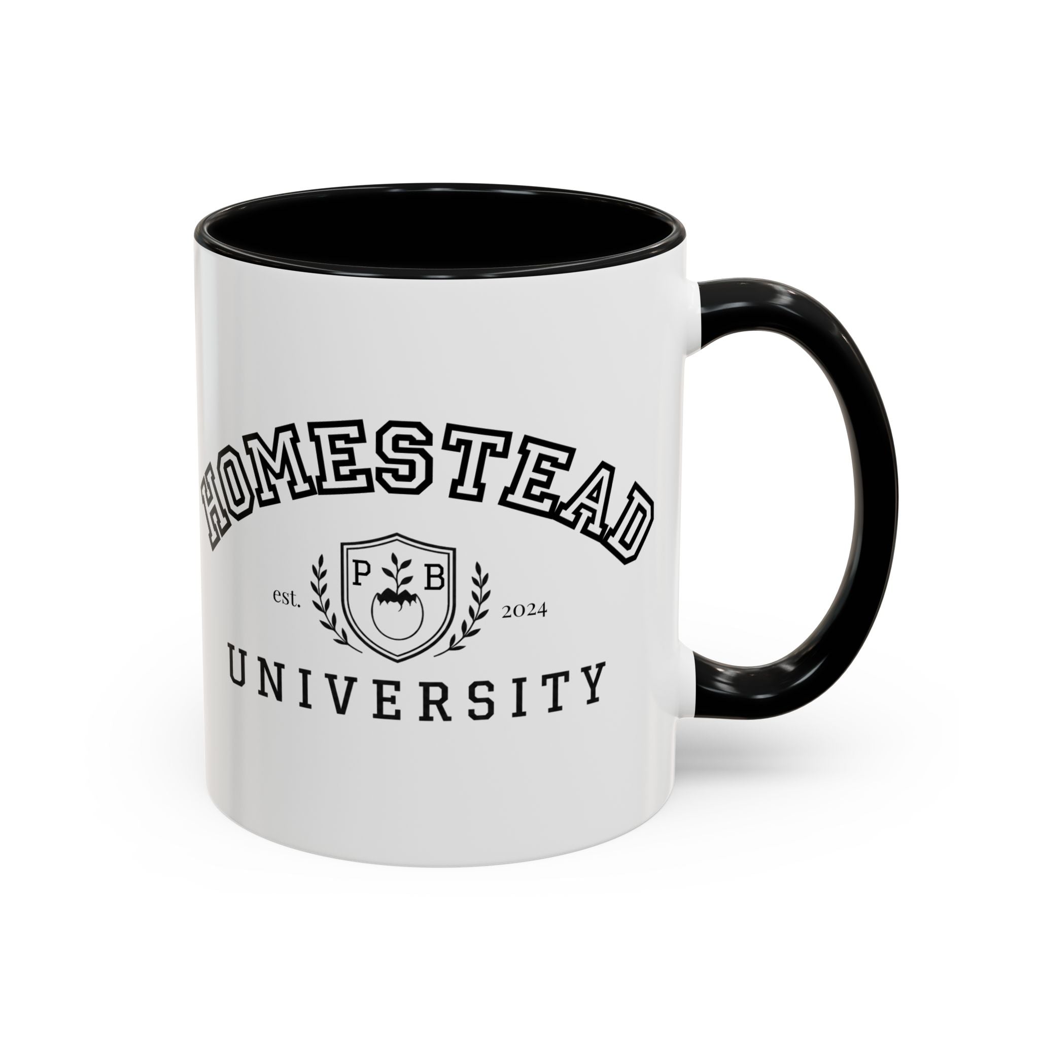 Homestead University Crest Accent Mug