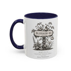 BLOSSOM RD Vintage Botanical Ceramic Accent Mug