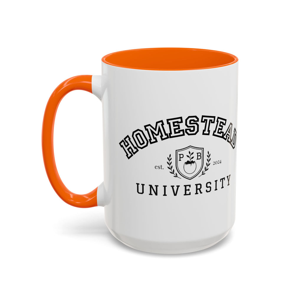 Homestead University Crest Accent Mug