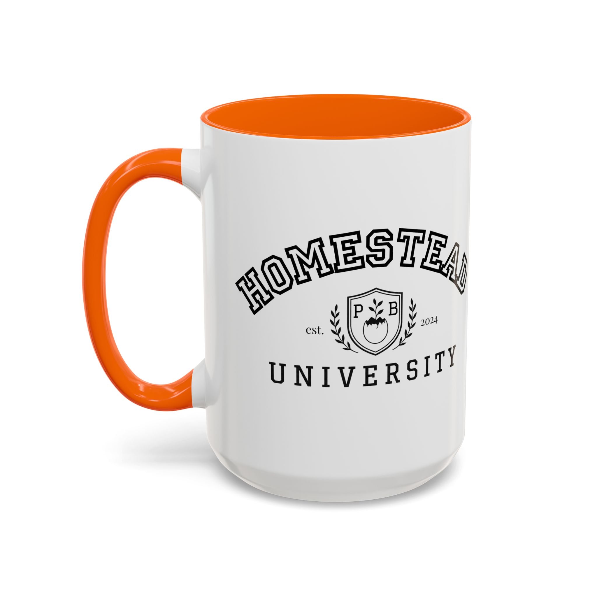 Homestead University Crest Accent Mug