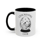 Chickening Club Winter Wonderland Snow Globe Ceramic Accent Mug