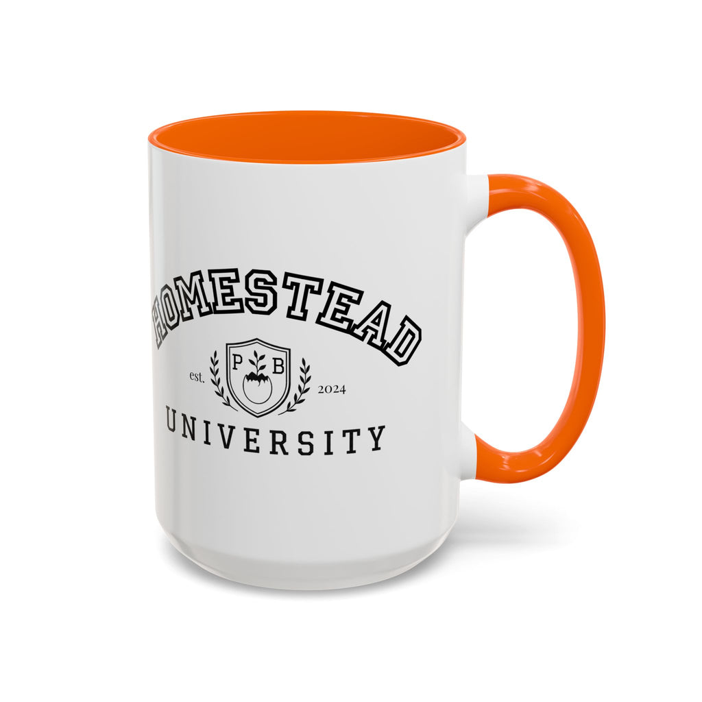 Homestead University Crest Accent Mug