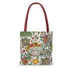 Sunny Anatomical Floral Fantasy Garden Eco Shopper Tote Bag