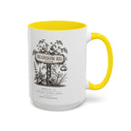 BLOSSOM RD Vintage Botanical Ceramic Accent Mug