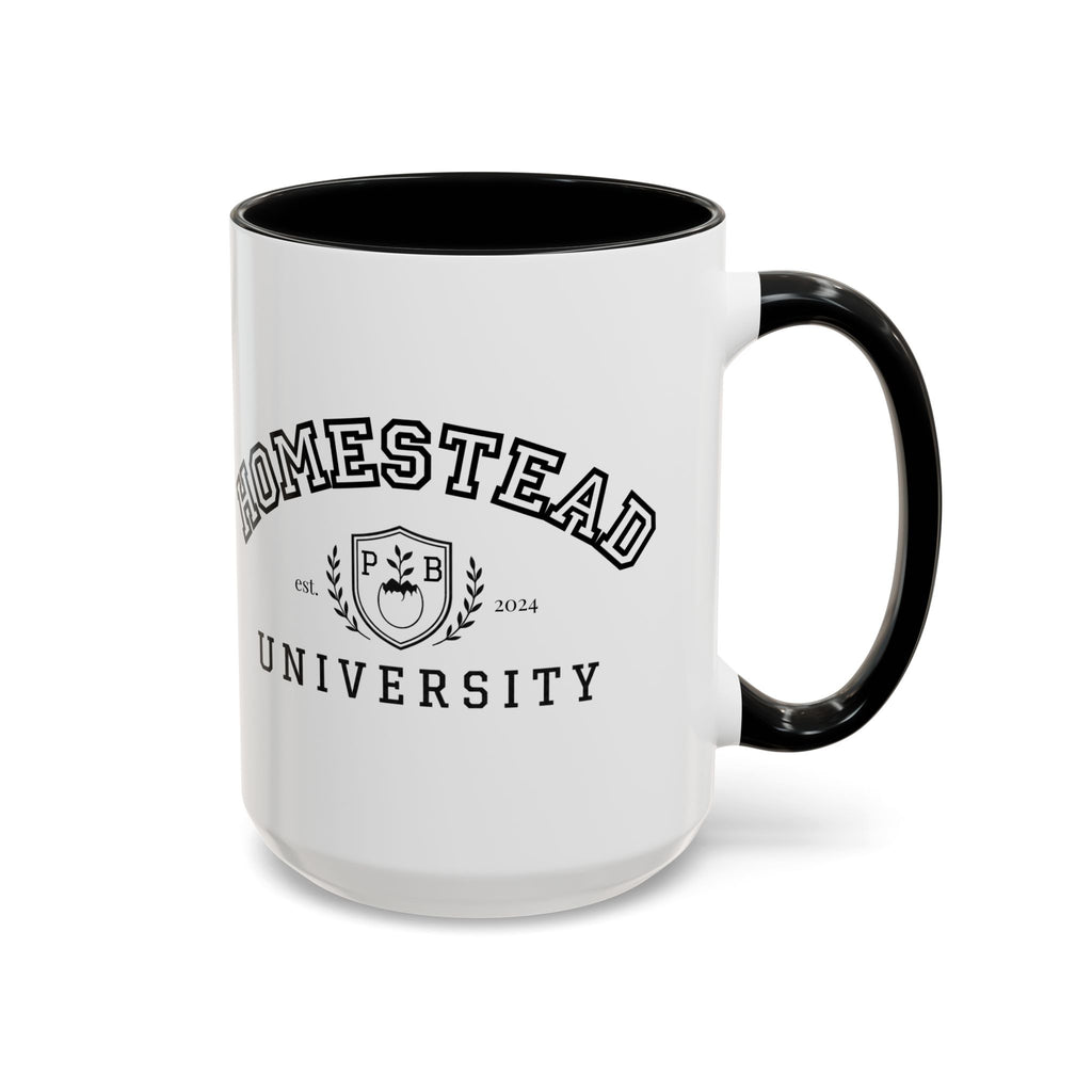 Homestead University Crest Accent Mug