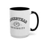 Homestead University Crest Accent Mug