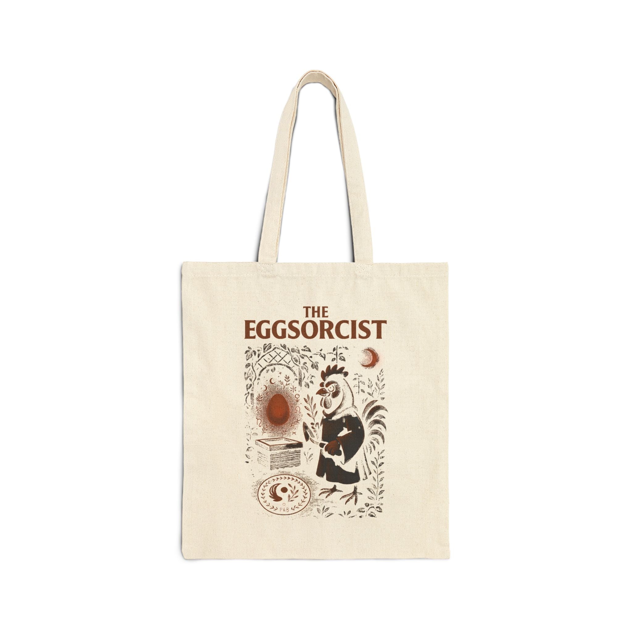 The Eggsorcist Tote Bag