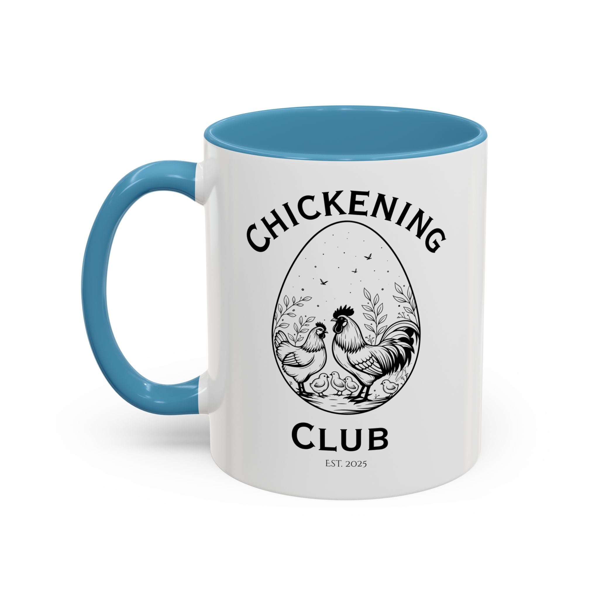 Chickening Club Ceramic Accent Mug: Your Morning Ritual, Elevated