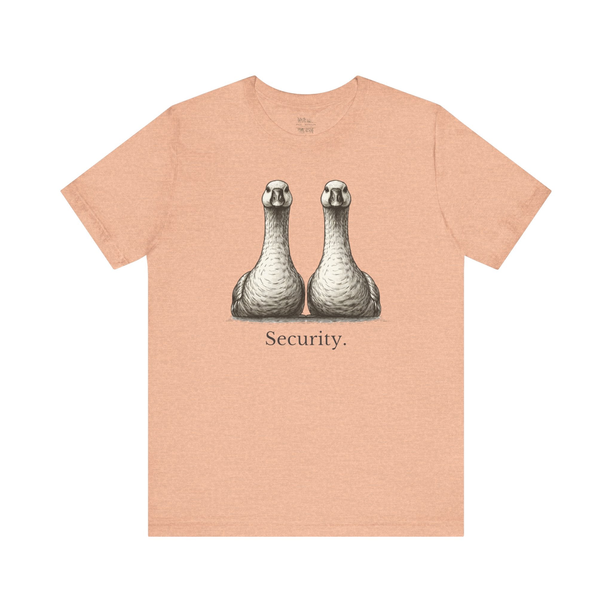 Security Geese Graphic Short Sleeve Tee