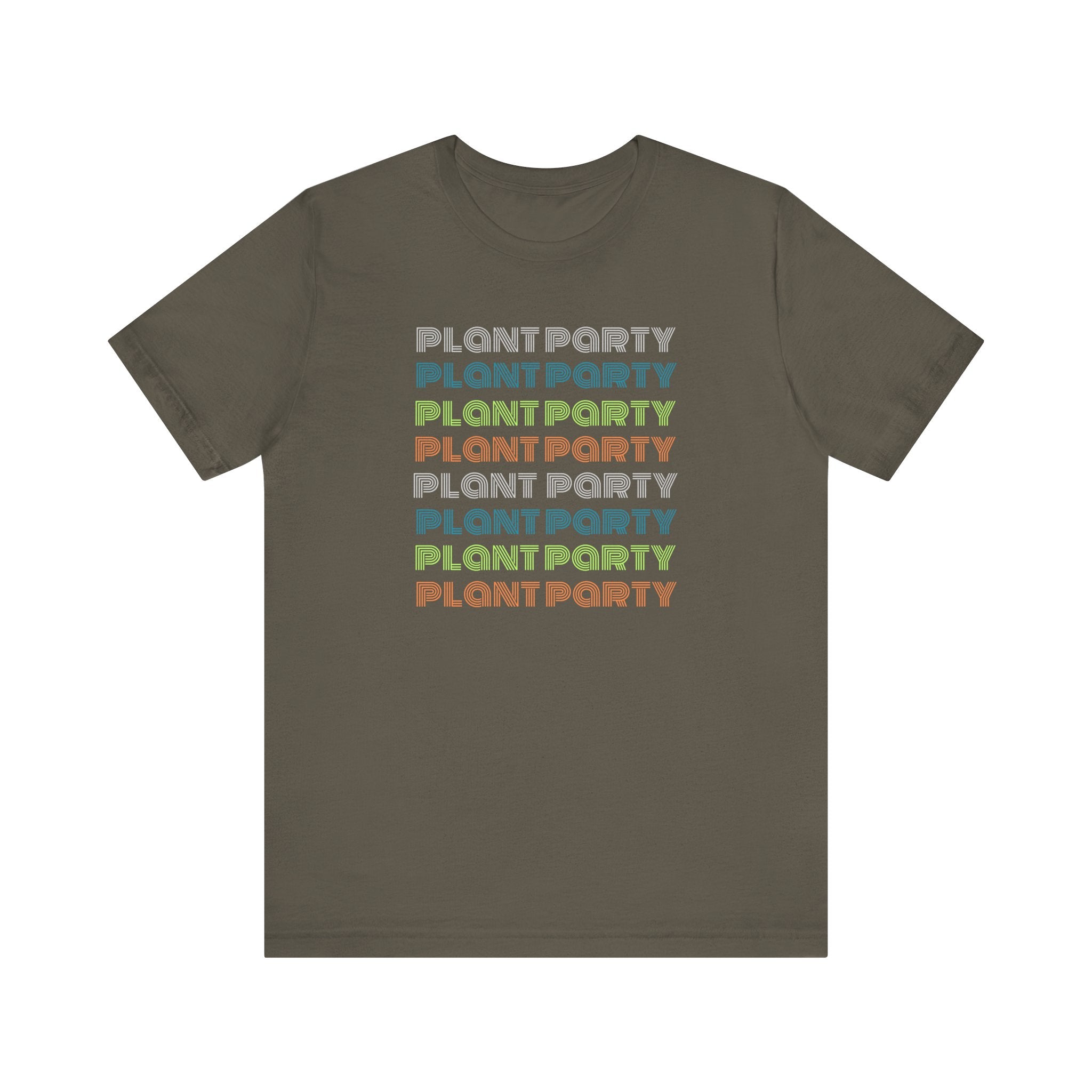 Plant Party Retro Short Sleeve Tee
