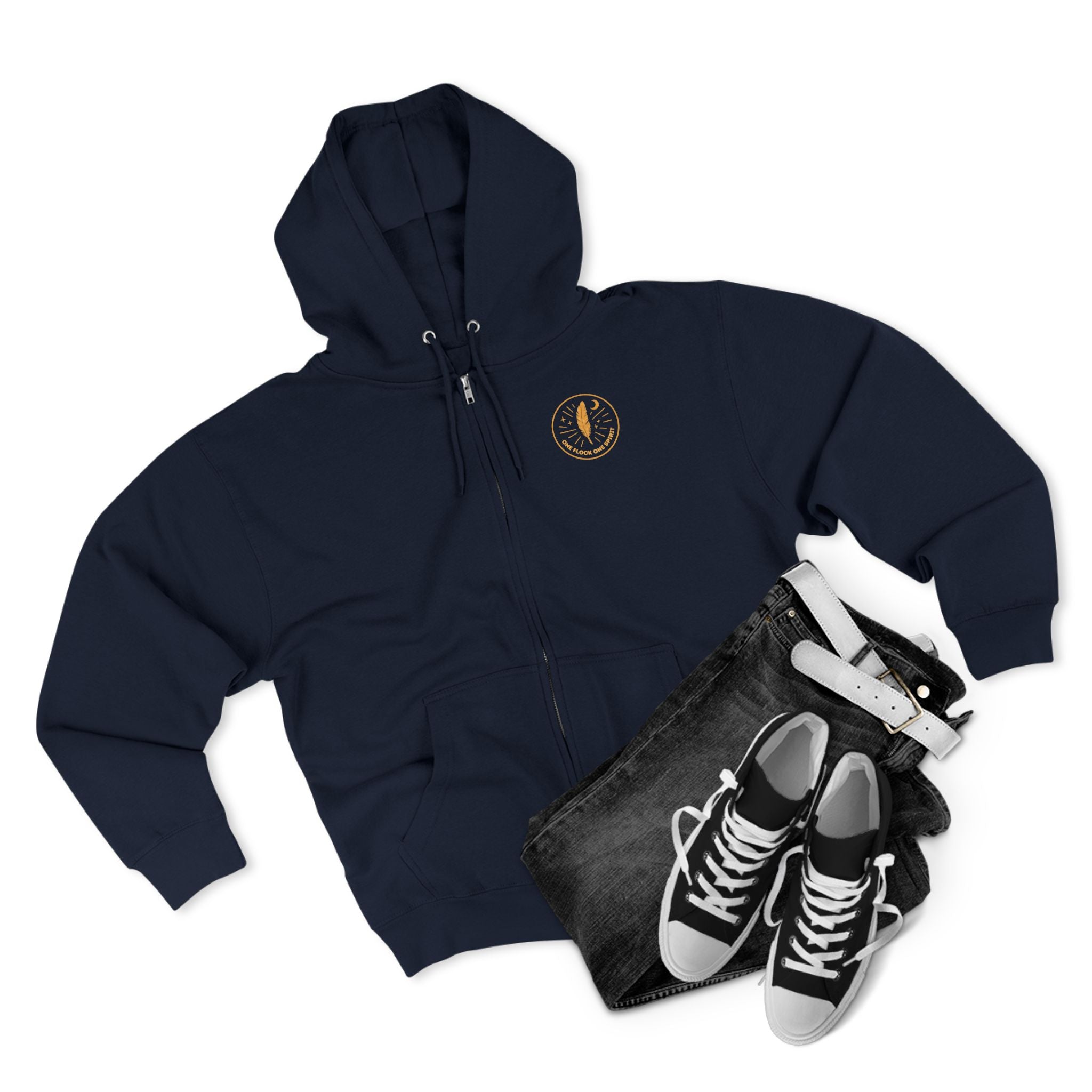 Gather The Flock Unisex Zip Hoodie