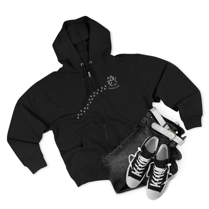 Chickening Club Winter Wonderland Snow Globe Zip Hoodie