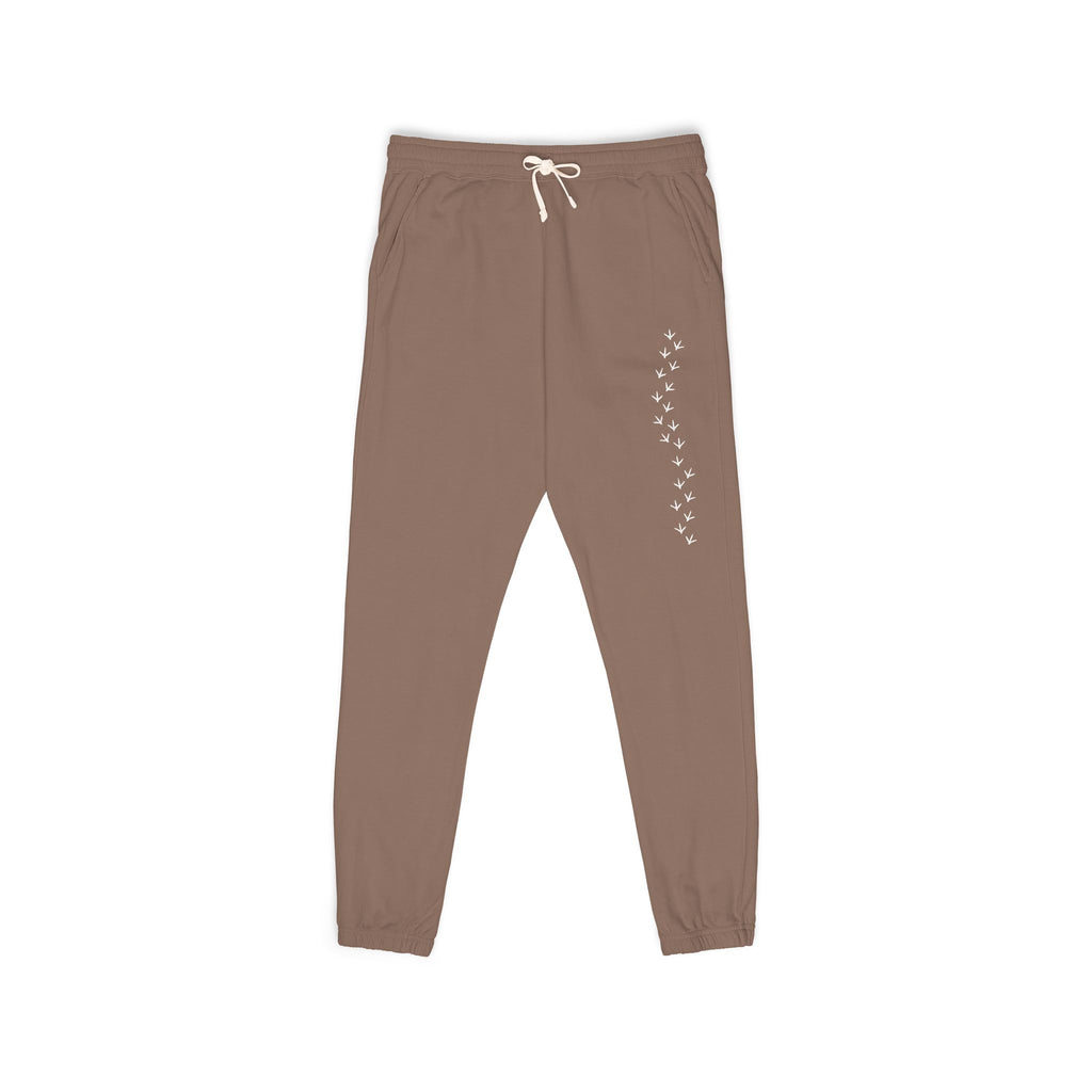 Chicken Footprint Fleece Sweatpants