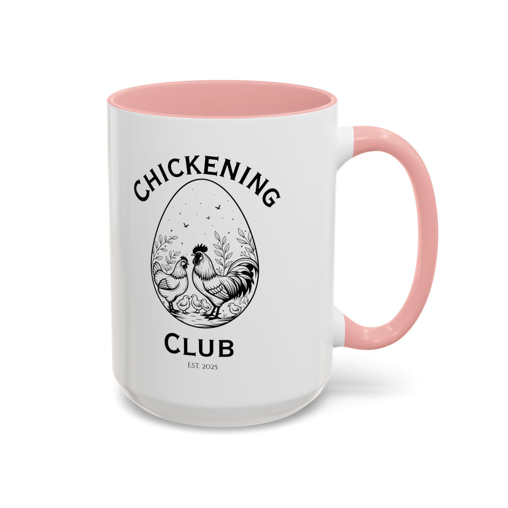 Chickening Club Ceramic Accent Mug: Your Morning Ritual, Elevated