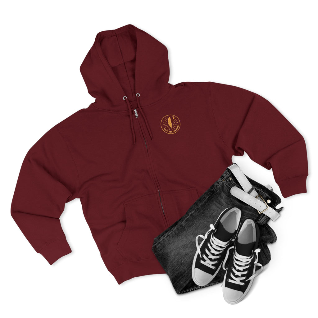 Gather The Flock Unisex Zip Hoodie