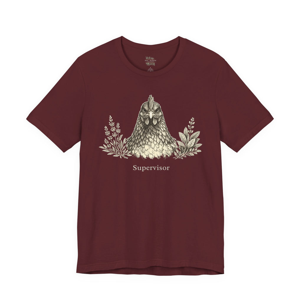 Chicken and Herb Supervisor Graphic Short Sleeve Tee