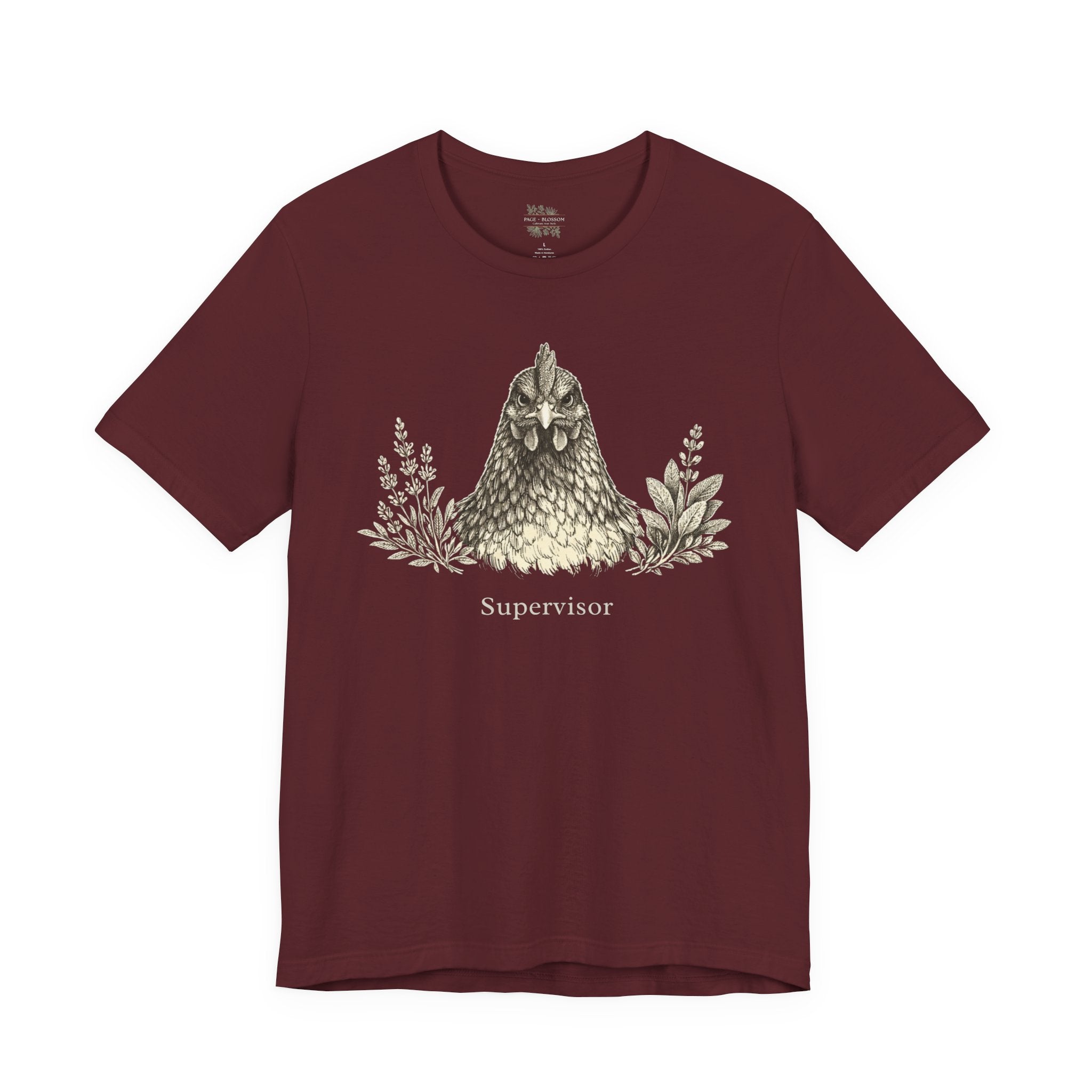 Chicken and Herb Supervisor Graphic Short Sleeve Tee