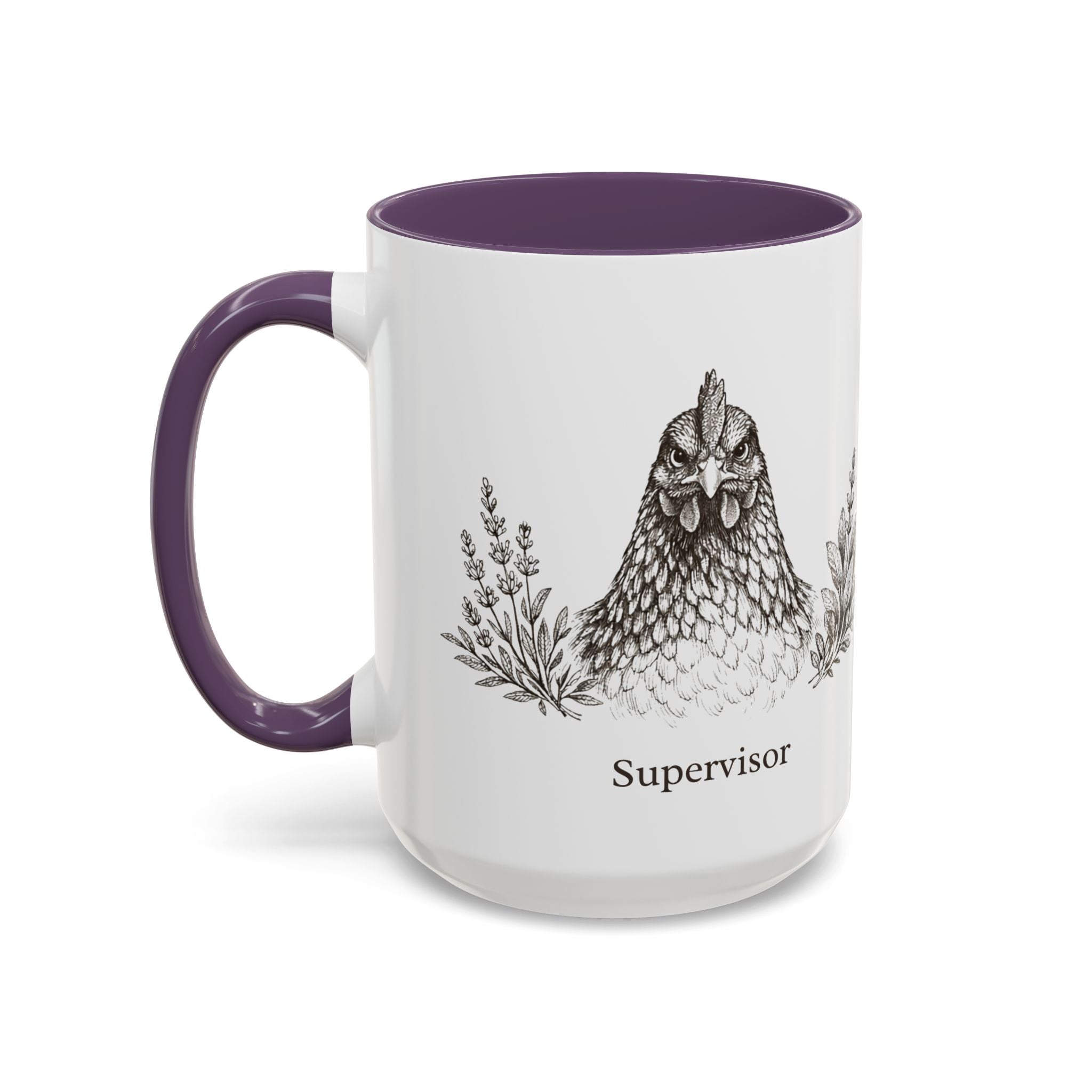 Chicken and Herb Supervisor Accent Coffee Mug