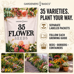 Flower Seeds for Planting | 35 Annual & Perennial Varieties