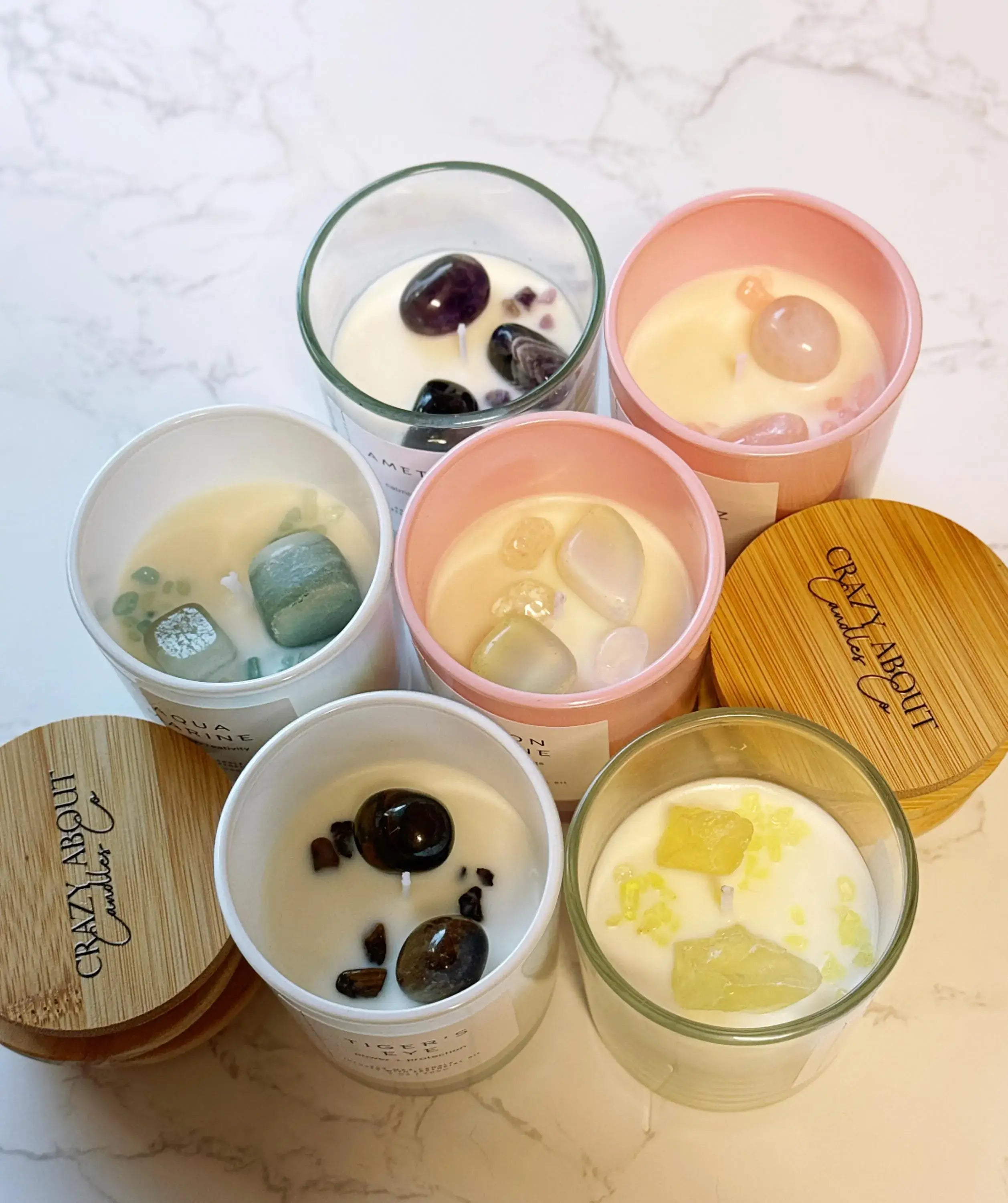 Energy Crystals Scented Candle