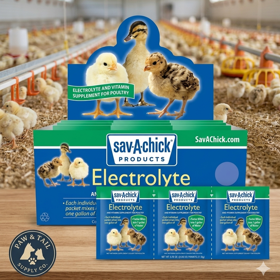 Sav-A-Chick Poultry Vitamins & Electrolytes 20 Pack Bird Supplement