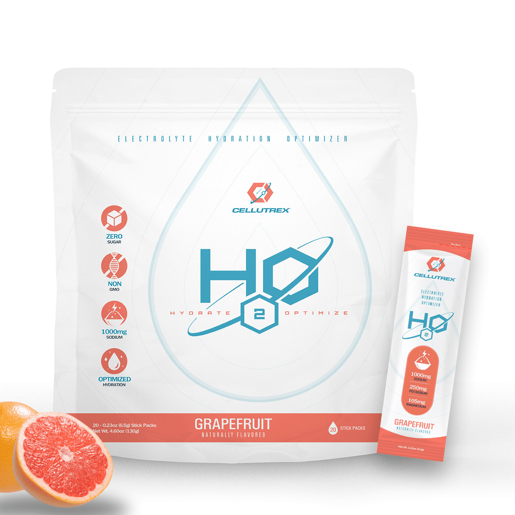 H2O ELECTROLYTES™ - Grapefruit (20 count) - Zero Sugar Electrolyte Powder