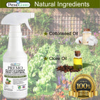 Plant and Garden Pest Control Spray - 32 oz | Plant Based Natural Non-Toxic | Premo Guard (C)