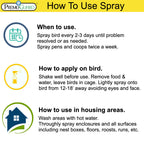 Poultry Spray for Mites | Plant Based Natural Non-Toxic | Premo Guard (C)