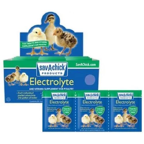 Sav-A-Chick Poultry Vitamins & Electrolytes 20 Pack Bird Supplement
