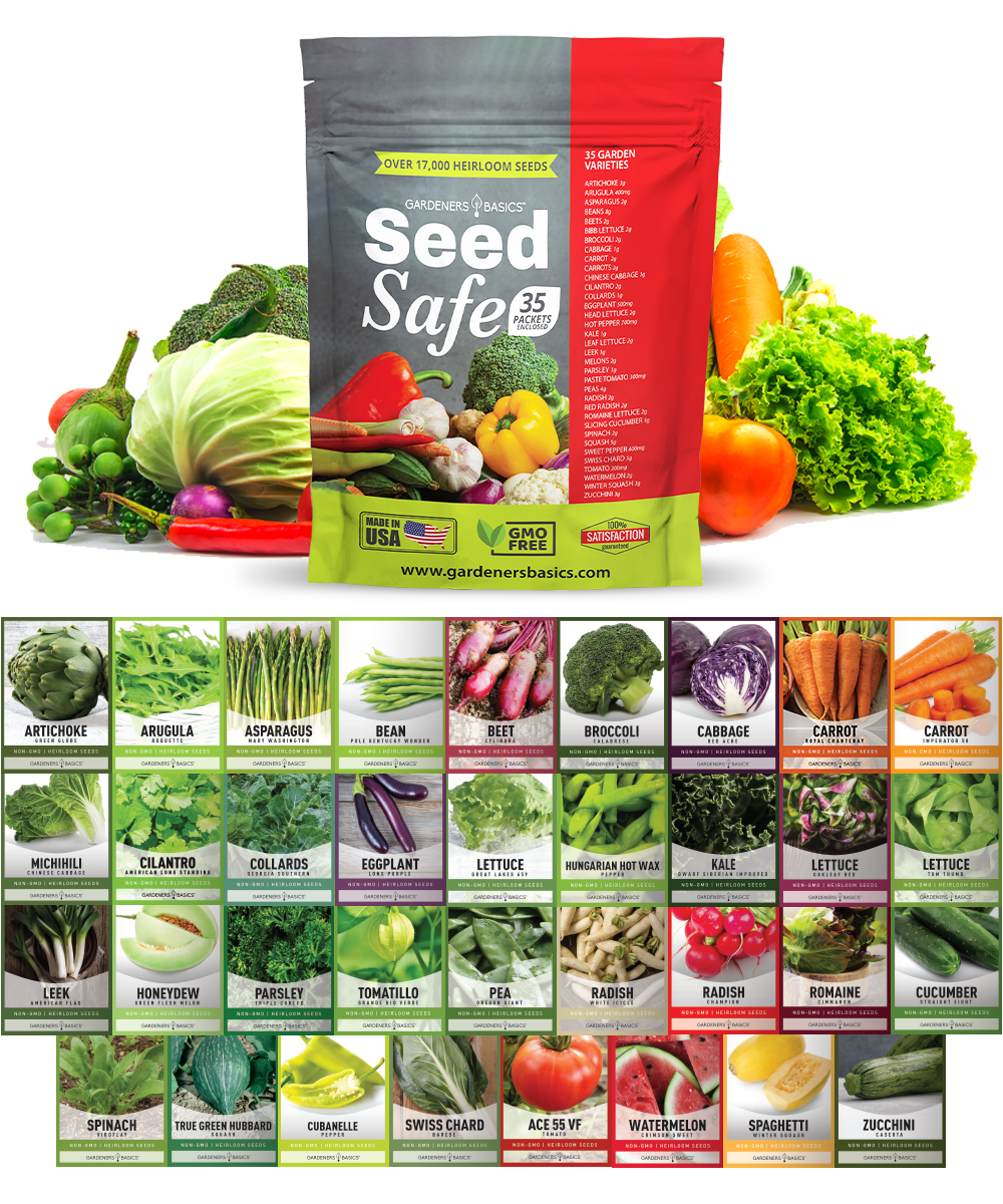 Seed Safe Beginner Garden Kit | 35 Varieties