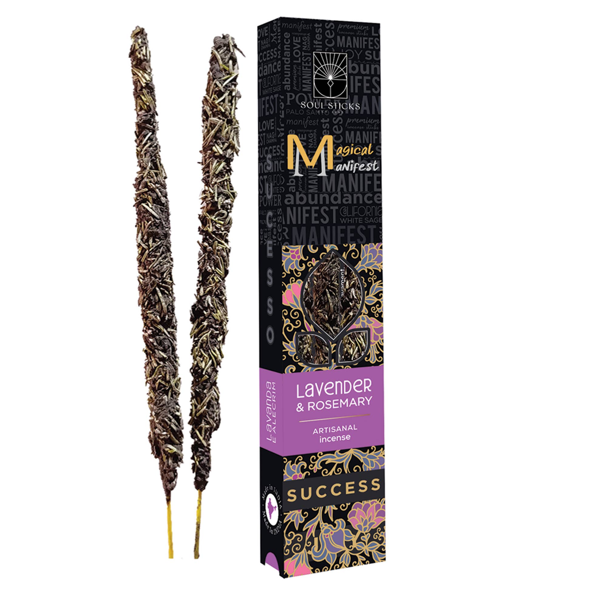 Magical Manifest Incense Sticks — Success Lavender & Rosemary