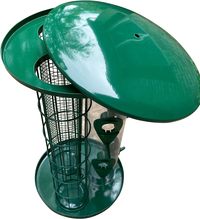 3-in-1 Outdoor Tube Bird Feeder for Small Wild Birds