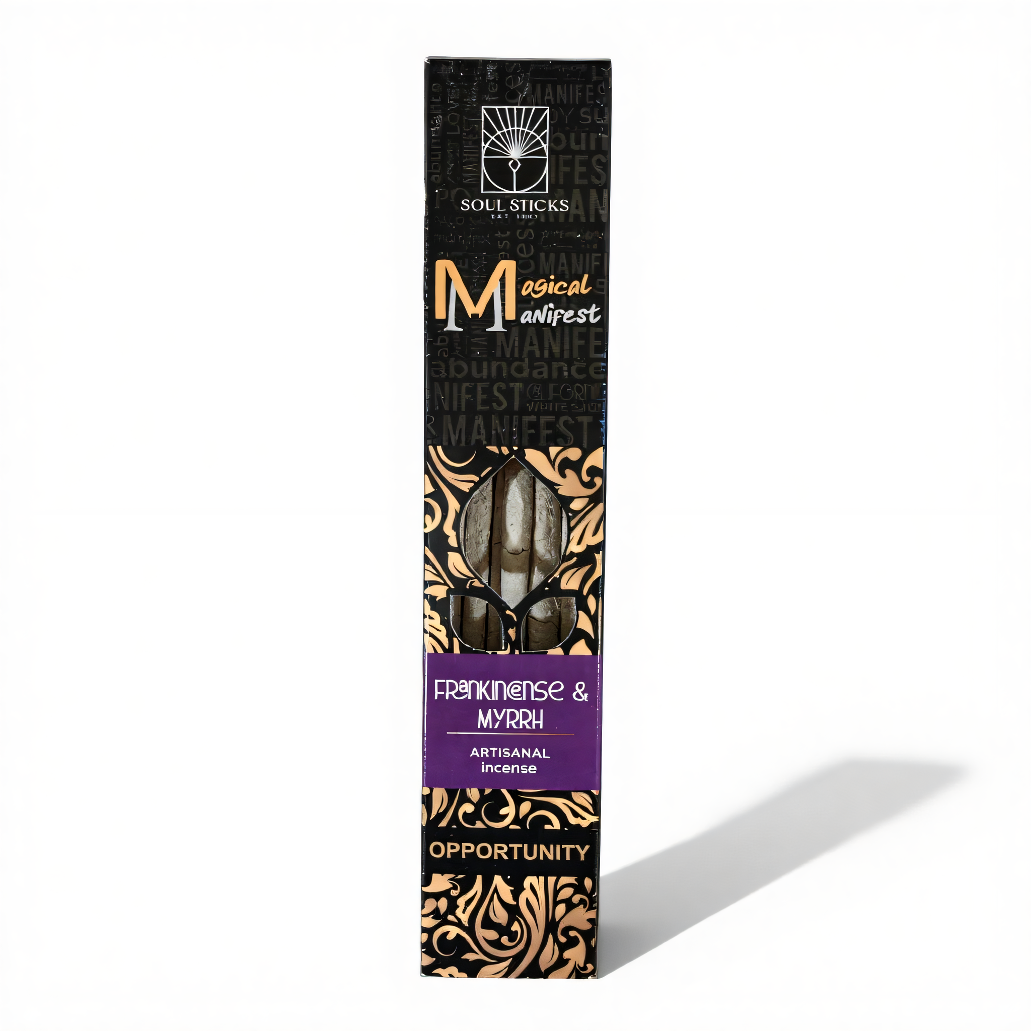 Magical Manifest Incense Sticks — Opportunity Frankincense & Myrrh