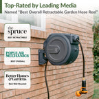 Retractable Garden Hose Reel-1/2in-100ft
