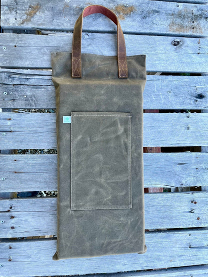 Garden Kneeler Pad - Waxed Canvas Garden Pad