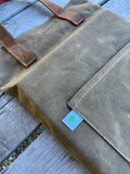 Garden Kneeler Pad - Waxed Canvas Garden Pad