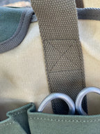 Heavy Waxed Canvas Garden Tool Bag