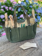 Heavy Waxed Canvas Garden Tool Bag
