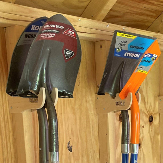 Garden Tool Organizer – Shed Storage Rack for Yard Tools