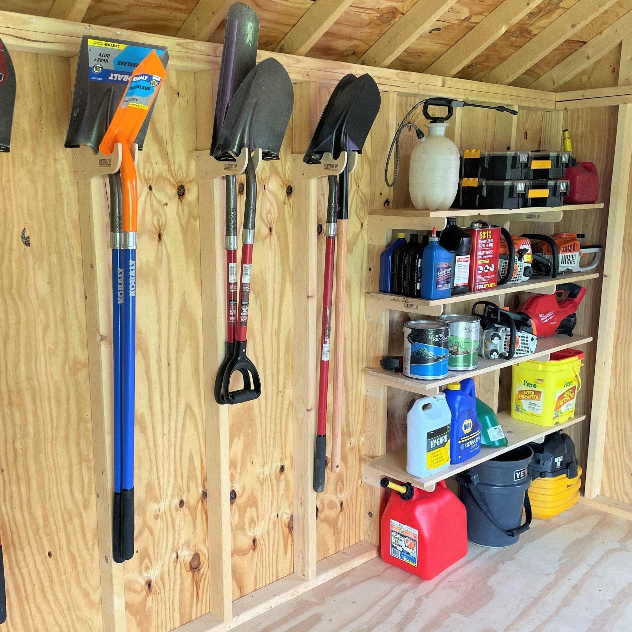 Garden Tool Organizer Hooks