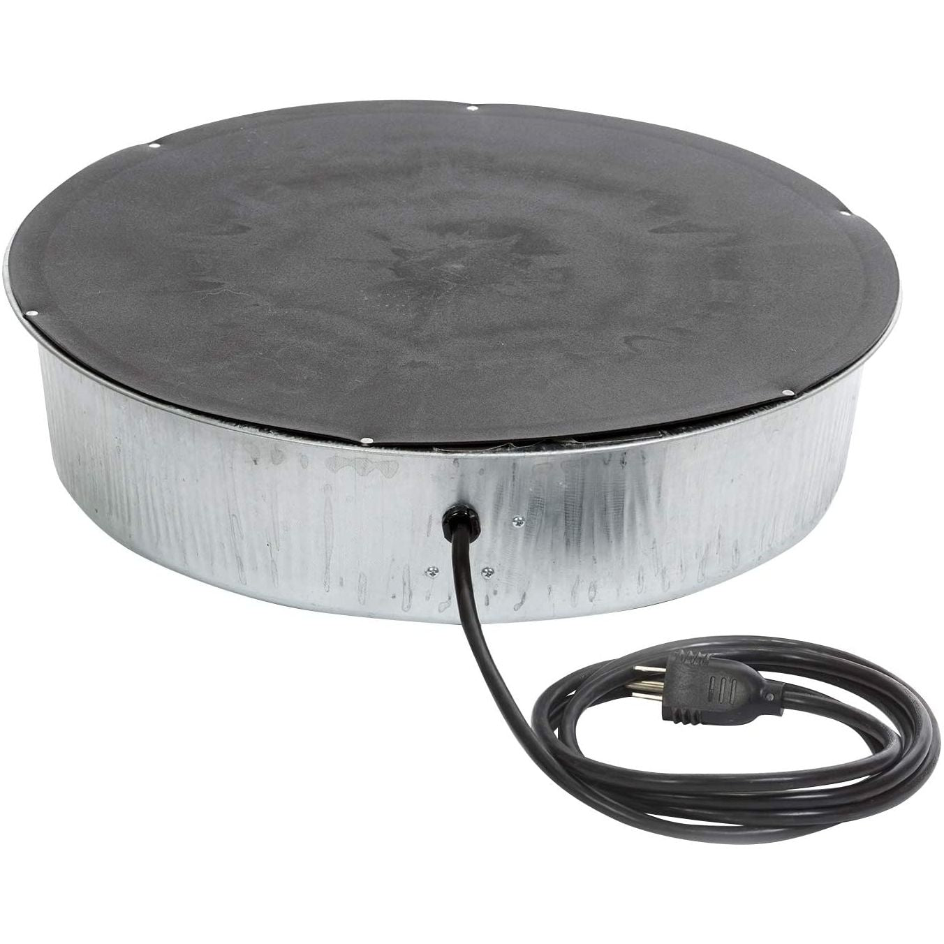 Little Giant Water Heater Base for Poultry 110W Freeze Prevention Metal Fount