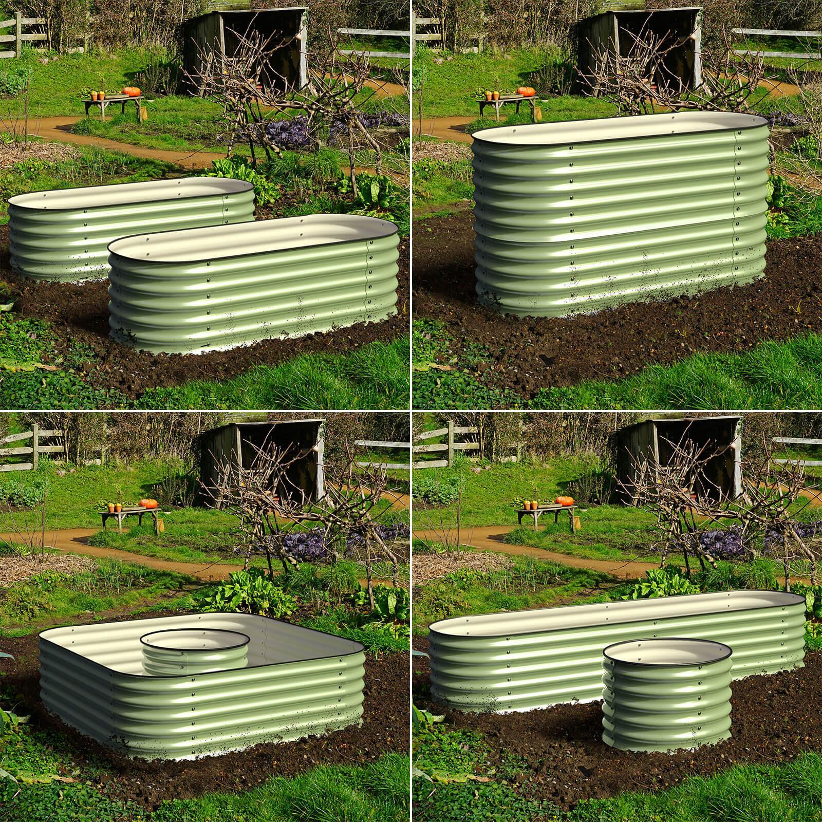 🎉 Olle 4-Style Modular Galvanized Raised Garden Beds [Build 1 of 4 Configurations]