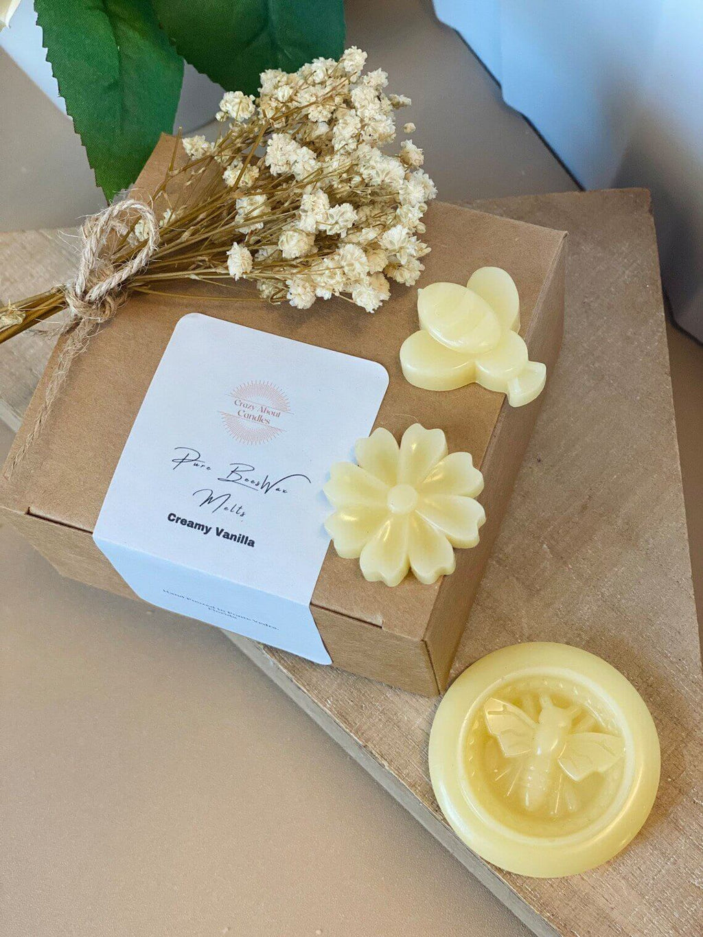 Organic Beeswax Melts – Set of 6 Hand-Poured Scented Pieces